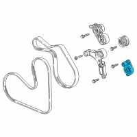 OEM 2018 Buick LaCrosse Idler Pulley Diagram - 12680377