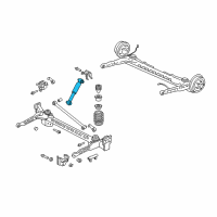 OEM 2004 Pontiac Aztek Shock Diagram - 22064811