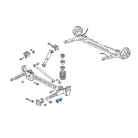 OEM 2005 Pontiac Aztek Cover-Rear Suspension Lower Control Arm Diagram - 10306262