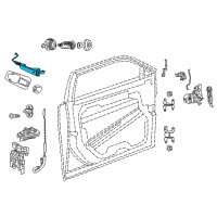 OEM 2020 Chrysler 300 Handle-Exterior Door Diagram - 1RH64SBMAG