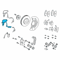 OEM 2022 Lexus ES350 Wire, SKID Control S Diagram - 89516-33111