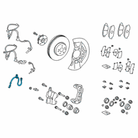 OEM Toyota Camry Brake Hose Diagram - 90947-A2105