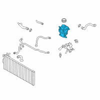 OEM 2011 BMW 750i Coolant Reservoir Diagram - 17-13-7-592-472