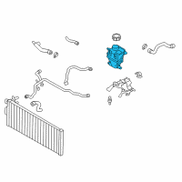 OEM 2011 BMW 750Li Coolant Reservoir Diagram - 17-13-7-592-472