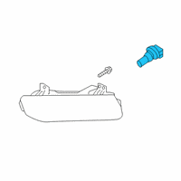 OEM 2017 Nissan Titan Bulb Diagram - 26296-9B92B