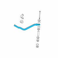 OEM 1998 Toyota Tacoma Stabilizer Bar Diagram - 48811-04030