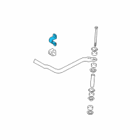 OEM 1993 Toyota Pickup Stabilizer Bar Bracket Diagram - 48823-35050