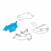OEM Buick LaCrosse Manifold Gasket Diagram - 12608475