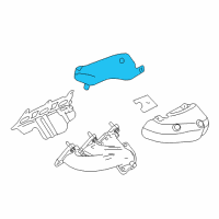 OEM 2008 Cadillac CTS Insulator Diagram - 12581807