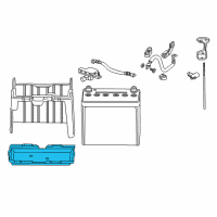 OEM Honda Accord Box, Battery Diagram - 31521-T3V-A00