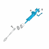 OEM 2015 BMW X4 Manually Adjust. Steering Column Diagram - 32-30-6-854-045