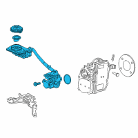 OEM 2017 Honda CR-V Master Cylinder Set (Coo) Diagram - 01462-TLA-A00