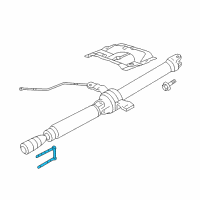 OEM Mercury Mariner U-Joint Kit U-Bolt Diagram - YL8Z-4529-AA