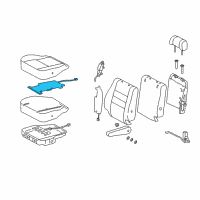 OEM 2004 Toyota Sequoia Heater Element Diagram - 87510-34010