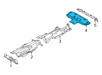 OEM BMW M235i xDrive Gran Coupe HEAT INSULATOR REAR SILENCER Diagram - 51-48-9-464-545