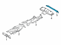 OEM 2020 BMW M235i xDrive Gran Coupe HEAT INSULATION, BUMPER, REA Diagram - 51-48-7-467-972