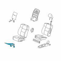 OEM Acura Heater, Left Front Seat Cushion Diagram - 81534-TP5-H21