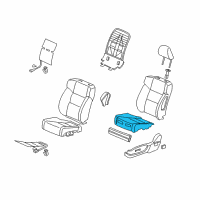 OEM 2009 Acura TSX Pad, Left Front Seat Cushion Diagram - 81537-TL0-G41