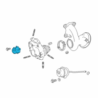 OEM Lexus IS200t Valve Assy, Air By-Pass Diagram - 17670-0W011