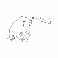 OEM 2010 Honda Accord Joint L, Washer Tube (Mitsuba) Diagram - 38562-SA0-003