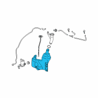 OEM Acura Tank, Washer (2.5Left Front) Diagram - 76841-TL0-003