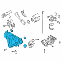 OEM Ford SSV Plug-In Hybrid Intake Manifold Diagram - DS7Z-9424-L