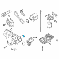 OEM 2018 Ford C-Max Intake Manifold O-Ring Diagram - DS7Z-9J469-A