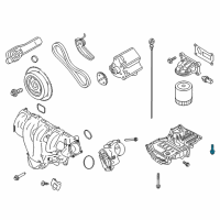 OEM Ford C-Max Turbocharger Screw Diagram - -W500224-S437