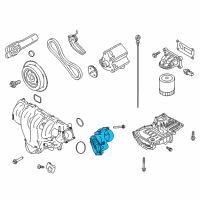 OEM 2009 Mercury Mariner Throttle Body Diagram - DS7Z-9E926-D