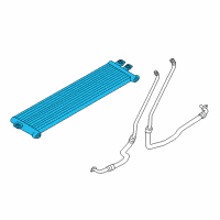 OEM 2017 BMW M3 Engine Oil Cooler Diagram - 17-21-2-284-540