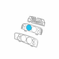 OEM 2000 Jeep Grand Cherokee SPEEDOMETER TACHOMETER Diagram - 5015433AA