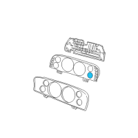 OEM 2000 Jeep Grand Cherokee Gauge Diagram - 5278375AA