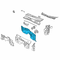 OEM 2003 Lincoln Aviator Dash Panel Diagram - 4L2Z-7801610-AA