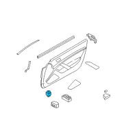 OEM 2010 Infiniti EX35 Switch Assy-Mirror Control Diagram - 25570-1BA0A