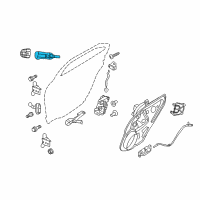OEM 2012 Lincoln MKZ Handle, Outside Diagram - AH6Z-5422404-BA