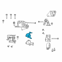 OEM 2015 Jeep Compass INSULATOR-Engine Mount Diagram - 68183993AE