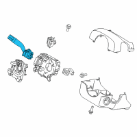 OEM 2019 Lincoln Navigator Signal Switch Diagram - JL7Z-13341-AA