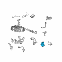 OEM Honda Accord Valve Assembly, Purge Control Solenoid Diagram - 36162-RRA-A01