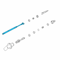 OEM 2003 Pontiac Grand Prix Steering Column-Lower Shaft Diagram - 26044730