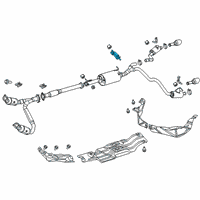 OEM 2022 Ram 1500 Hanger-Exhaust Hanger Diagram - 68268197AA