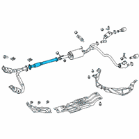 OEM 2021 Ram 1500 Pipe-Exhaust Extension Diagram - 68268214AC