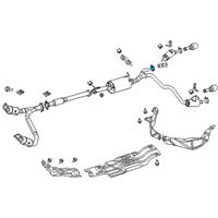 OEM Ram 1500 Clamp-Exhaust Diagram - 68334692AA