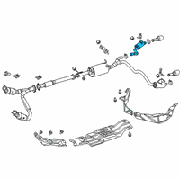 OEM 2019 Ram 1500 Pipe-Exhaust Diagram - 68268203AG