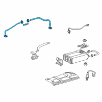 OEM 2015 Lexus RX350 Hose Assy, Fuel Vapor Feed Diagram - 23820-0P130