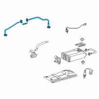 OEM 2014 Lexus RX350 Hose Assy, Fuel Vapor Feed Diagram - 23820-0P130