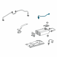 OEM Lexus RX450h Sensor, Oxygen Diagram - 89465-0E040