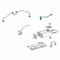 OEM 2017 Toyota Camry Upper Oxygen Sensor Diagram - 89467-0E190