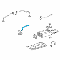 OEM 2012 Lexus RX450h Hose, Fuel Vapor Feed, No.1 Diagram - 23826-0P130