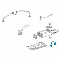 OEM Lexus RX350 Sensor, Oxygen Diagram - 89465-0E050