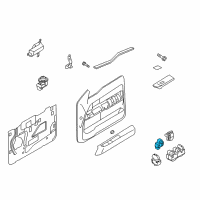 OEM 2011 Ford F-150 Window Switch Diagram - 9L3Z-14529-AC